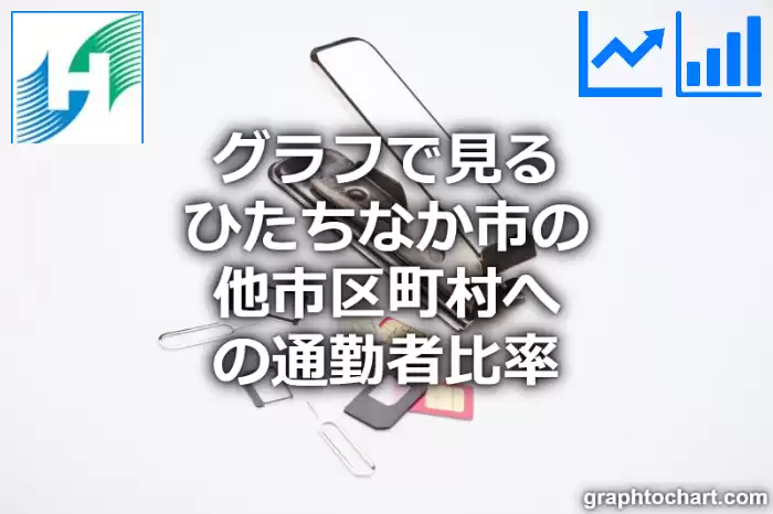 グラフで見るひたちなか市の他市区町村への通勤者比率は高い？低い？(推移グラフと比較)