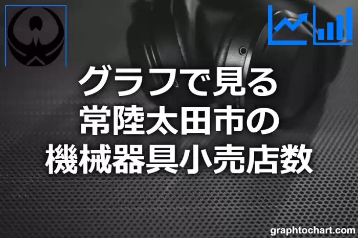 グラフで見る常陸太田市の機械器具小売店数は多い？少い？(推移グラフと比較)