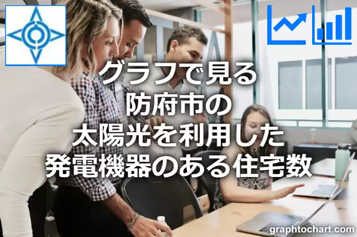 グラフで見る防府市の太陽光を利用した発電機器のある住宅数は多い？少い？(推移グラフと比較)