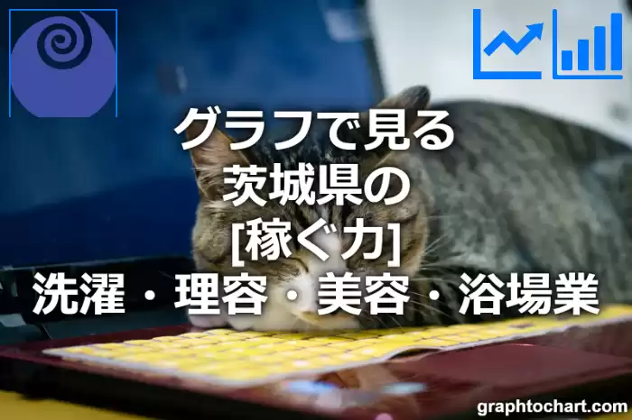 グラフで見る茨城県の洗濯・理容・美容・浴場業の「稼ぐ力」は高い？低い？(推移グラフと比較)