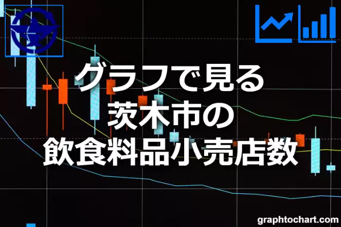 グラフで見る茨木市の飲食料品小売店数は多い？少い？(推移グラフと比較)
