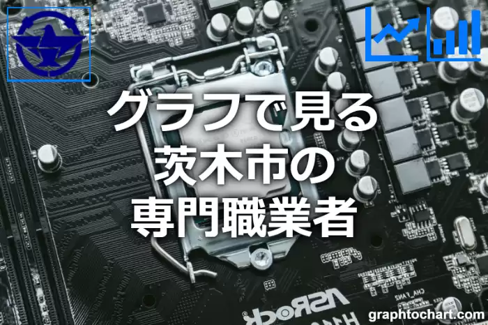 グラフで見る茨木市の専門職業者は多い？少い？(推移グラフと比較)