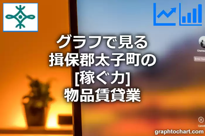 グラフで見る揖保郡太子町の物品賃貸業の「稼ぐ力」は高い？低い？(推移グラフと比較)