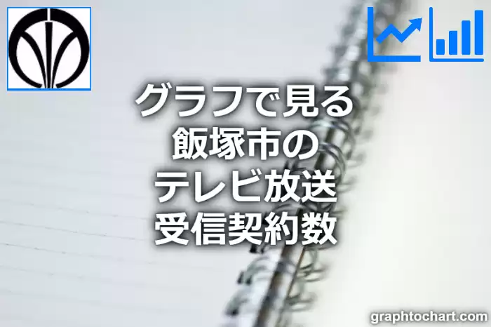 グラフで見る飯塚市のテレビ放送受信契約数は多い？少い？(推移グラフと比較)