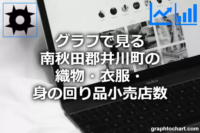 グラフで見る南秋田郡井川町の織物・衣服・身の回り品小売店数は多い？少い？(推移グラフと比較)