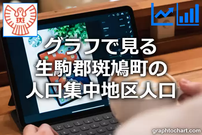 グラフで見る生駒郡斑鳩町の人口集中地区人口は多い？少い？(推移グラフと比較)