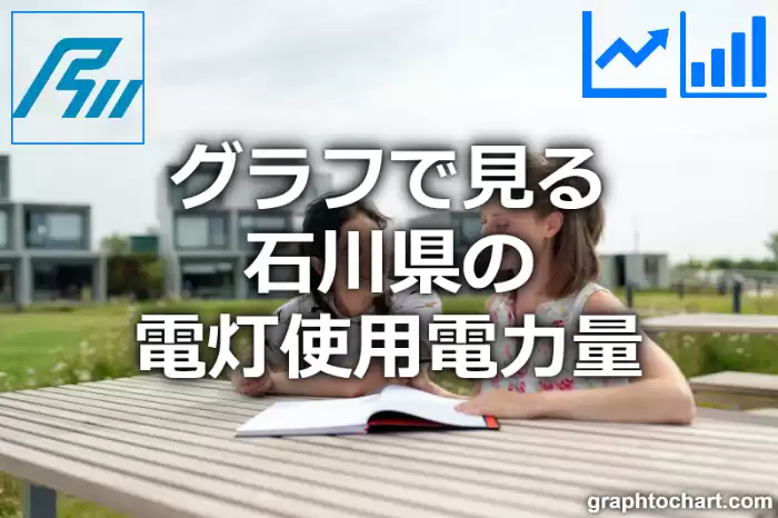 グラフで見る石川県の電灯使用電力量は高い？低い？(推移グラフと比較)