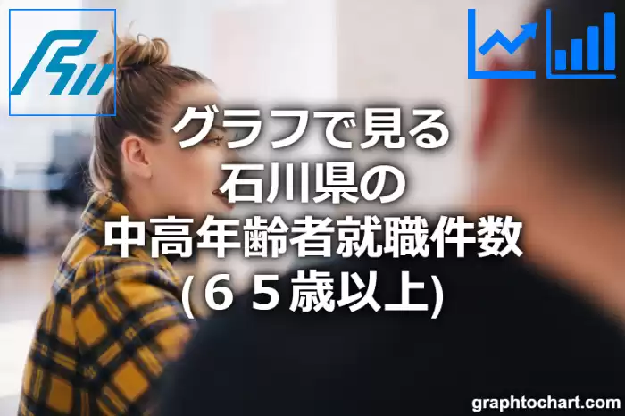 グラフで見る石川県の中高年齢者就職件数（６５歳以上）は多い？少い？(推移グラフと比較)