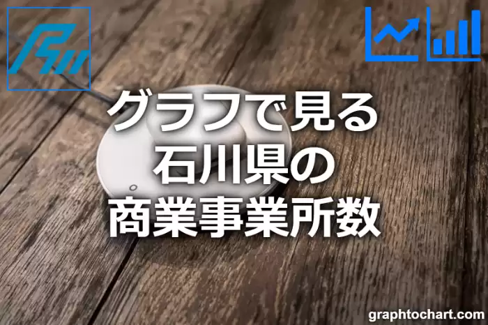 グラフで見る石川県の商業事業所数は多い？少い？(推移グラフと比較)
