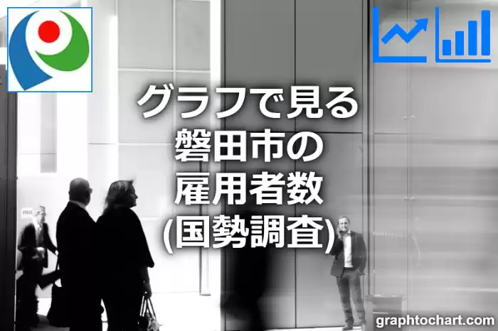 グラフで見る磐田市の雇用者数は多い？少い？(推移グラフと比較)
