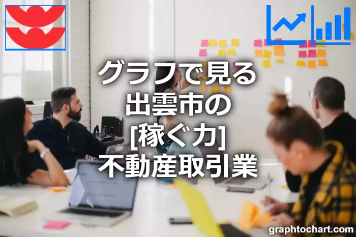 グラフで見る出雲市の不動産取引業の「稼ぐ力」は高い？低い？(推移グラフと比較)