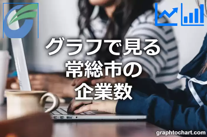 グラフで見る常総市の企業数は多い？少い？(推移グラフと比較)