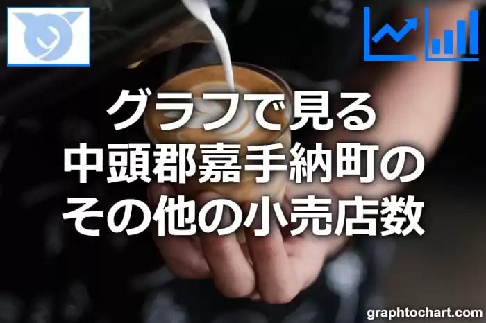 グラフで見る中頭郡嘉手納町のその他の小売店数は多い？少い？(推移グラフと比較)