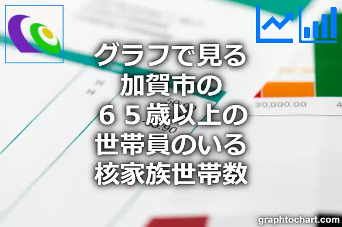 グラフで見る加賀市の６５歳以上の世帯員のいる核家族世帯数は多い？少い？(推移グラフと比較)