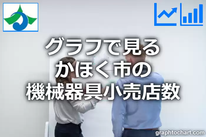 グラフで見るかほく市の機械器具小売店数は多い？少い？(推移グラフと比較)