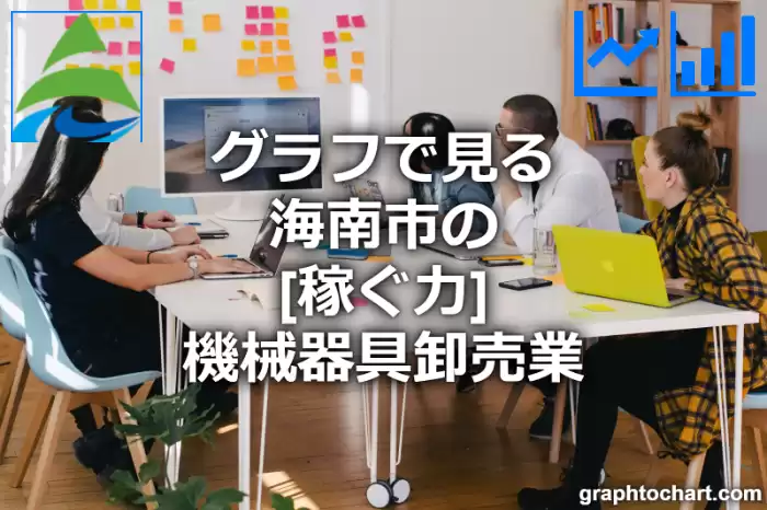 グラフで見る海南市の機械器具卸売業の「稼ぐ力」は高い？低い？(推移グラフと比較)