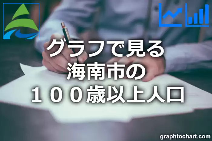 グラフで見る海南市の１００歳以上人口は多い？少い？(推移グラフと比較)