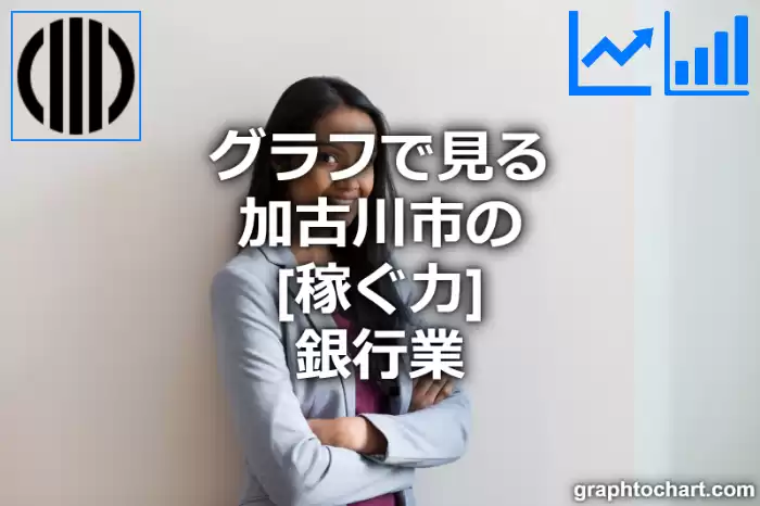 グラフで見る加古川市の銀行業の「稼ぐ力」は高い？低い？(推移グラフと比較)
