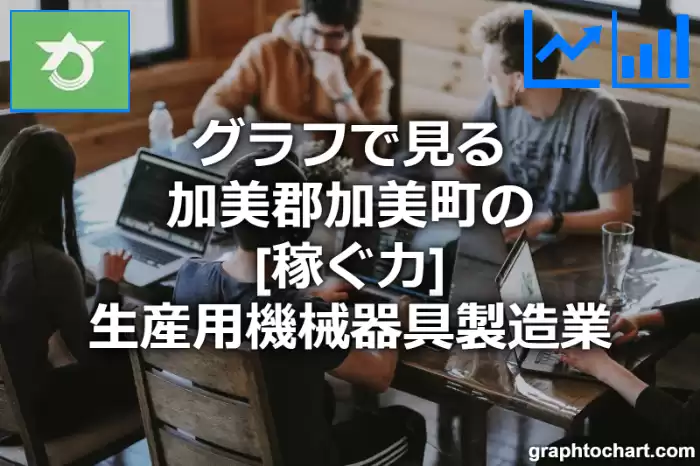 グラフで見る加美郡加美町の生産用機械器具製造業の「稼ぐ力」は高い？低い？(推移グラフと比較)