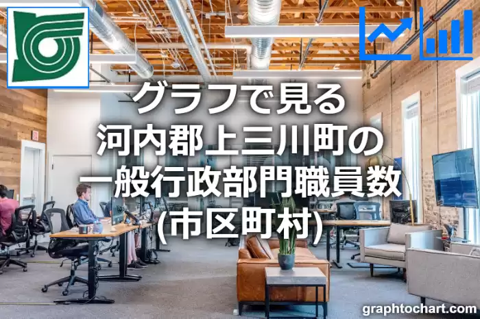 グラフで見る河内郡上三川町の一般行政部門職員数（市区町村）は多い？少い？(推移グラフと比較)