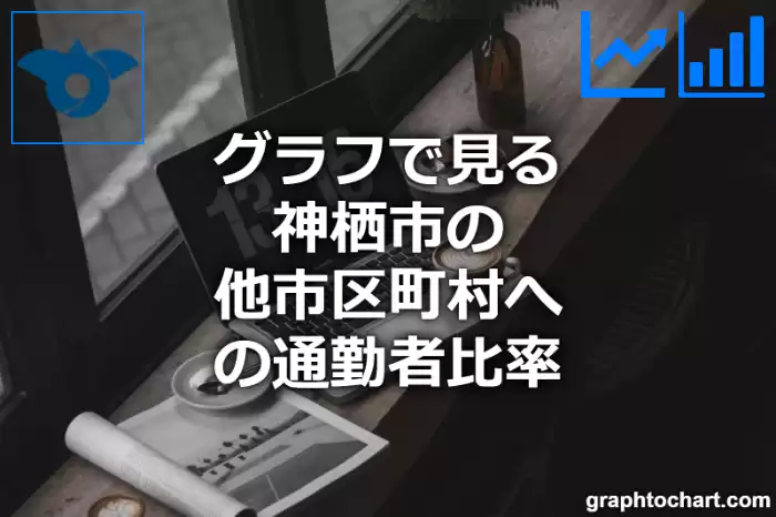 グラフで見る神栖市の他市区町村への通勤者比率は高い？低い？(推移グラフと比較)