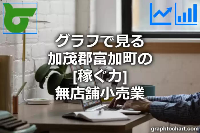 グラフで見る加茂郡富加町の無店舗小売業の「稼ぐ力」は高い？低い？(推移グラフと比較)