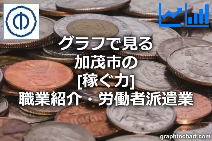 グラフで見る加茂市の職業紹介・労働者派遣業の「稼ぐ力」は高い？低い？(推移グラフと比較)