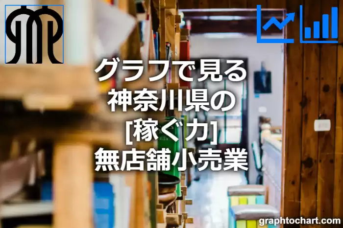 グラフで見る神奈川県の無店舗小売業の「稼ぐ力」は高い？低い？(推移グラフと比較)