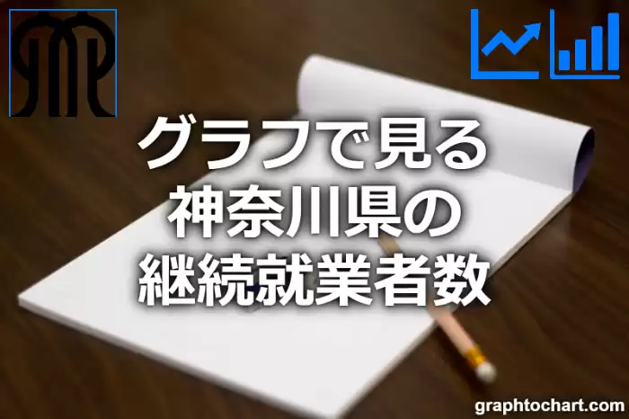 グラフで見る神奈川県の継続就業者数は高い？低い？(推移グラフと比較)