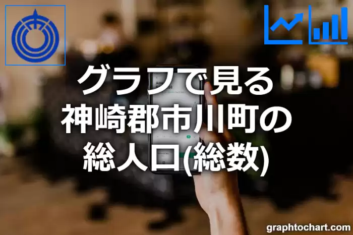 グラフで見る神崎郡市川町の総人口（総数）は多い？少い？(推移グラフと比較)