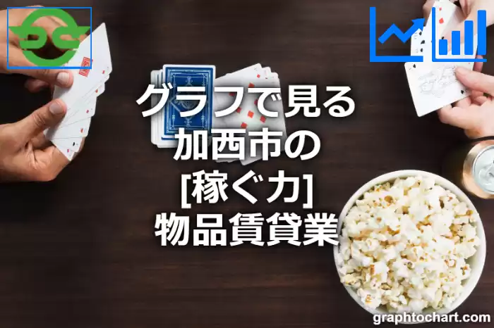 グラフで見る加西市の物品賃貸業の「稼ぐ力」は高い？低い？(推移グラフと比較)