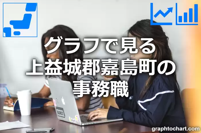 グラフで見る上益城郡嘉島町の事務職は多い？少い？(推移グラフと比較)