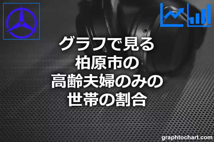 グラフで見る柏原市の高齢夫婦のみの世帯の割合は高い？低い？(推移グラフと比較)