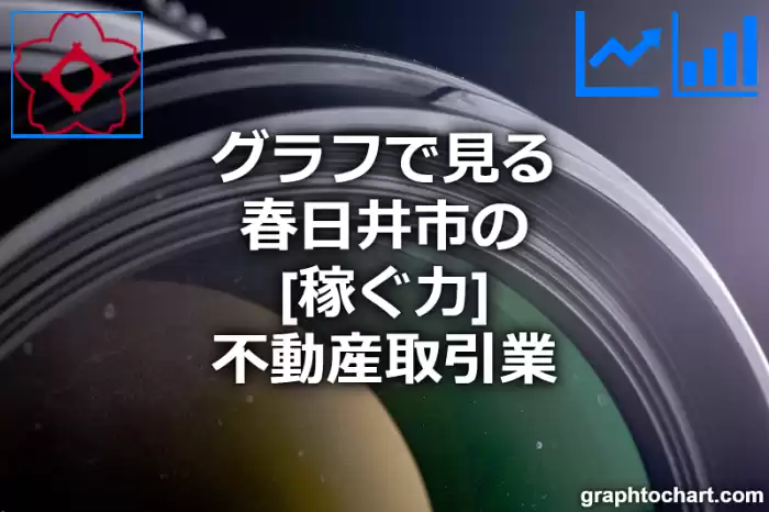 グラフで見る春日井市の不動産取引業の「稼ぐ力」は高い？低い？(推移グラフと比較)