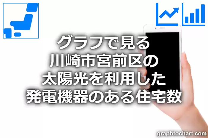 グラフで見る川崎市宮前区の太陽光を利用した発電機器のある住宅数は多い？少い？(推移グラフと比較)