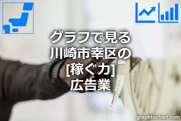 グラフで見る川崎市幸区の広告業の「稼ぐ力」は高い？低い？(推移グラフと比較)