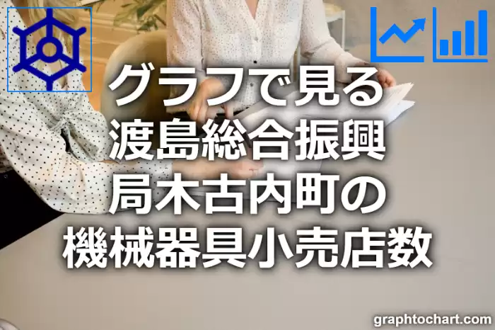 グラフで見る渡島総合振興局木古内町の機械器具小売店数は多い？少い？(推移グラフと比較)