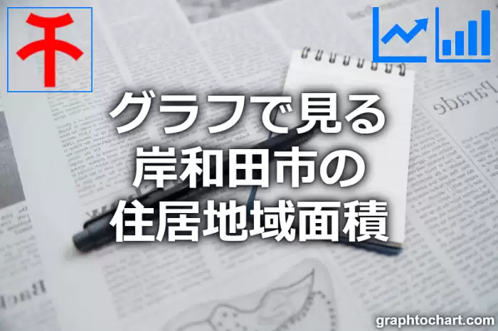 グラフで見る岸和田市の住居地域面積は広い？狭い？(推移グラフと比較)