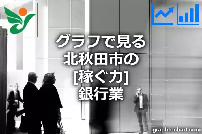グラフで見る北秋田市の銀行業の「稼ぐ力」は高い？低い？(推移グラフと比較)