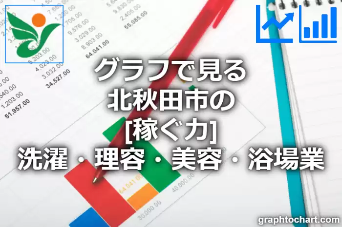 グラフで見る北秋田市の洗濯・理容・美容・浴場業の「稼ぐ力」は高い？低い？(推移グラフと比較)