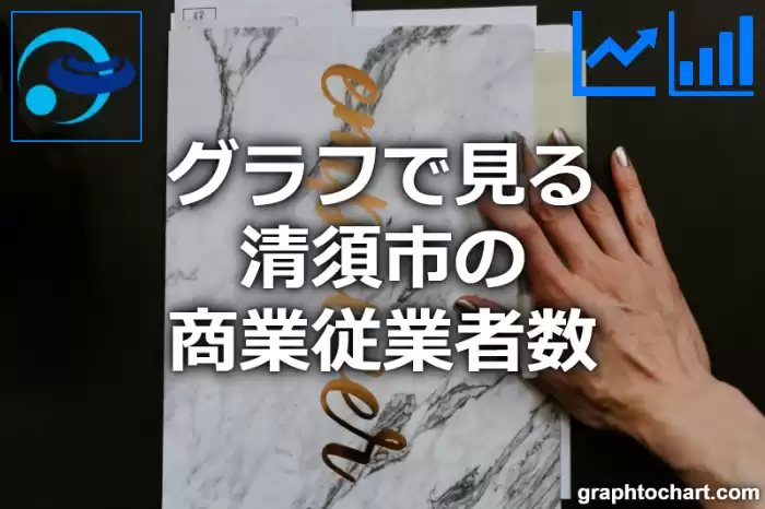 グラフで見る清須市の商業従業者数は多い？少い？(推移グラフと比較)