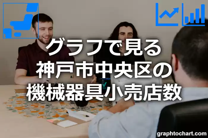 グラフで見る神戸市中央区の機械器具小売店数は多い？少い？(推移グラフと比較)