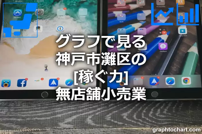 グラフで見る神戸市灘区の無店舗小売業の「稼ぐ力」は高い？低い？(推移グラフと比較)