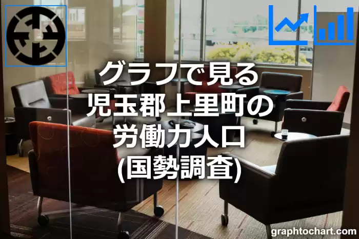 グラフで見る児玉郡上里町の労働力人口は多い？少い？(推移グラフと比較)