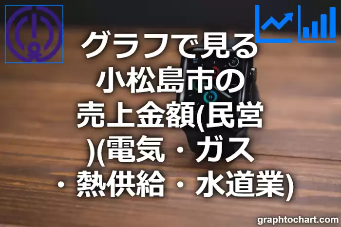 グラフで見る小松島市の電気・ガス・熱供給・水道業の売上金額（民営）は高い？低い？(推移グラフと比較)