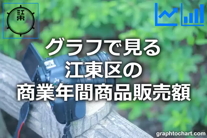 グラフで見る江東区の商業年間商品販売額は高い？低い？(推移グラフと比較)