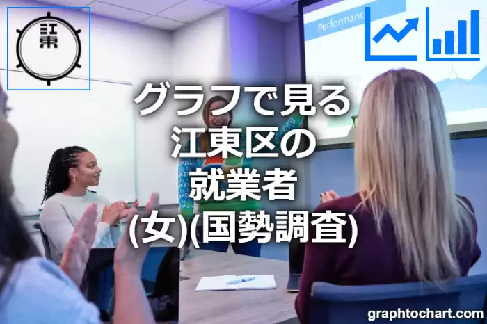 グラフで見る江東区の就業者（女）は多い？少い？(推移グラフと比較)