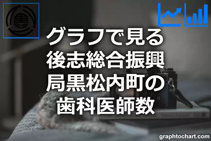 グラフで見る後志総合振興局黒松内町の歯科医師数は多い？少い？(推移グラフと比較)