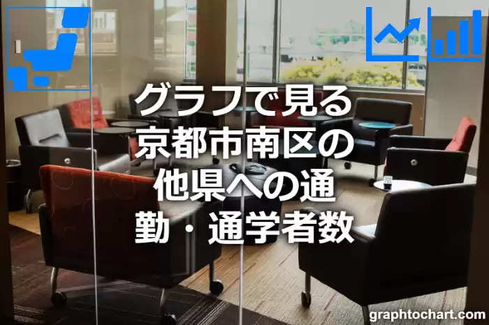 グラフで見る京都市南区の他県への通勤・通学者数は多い？少い？(推移グラフと比較)