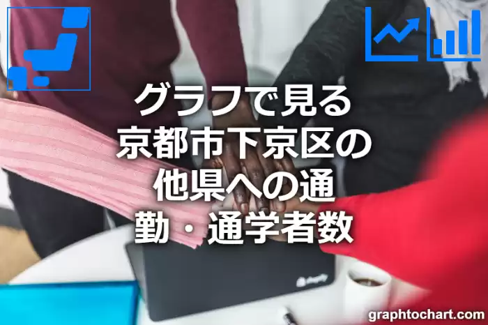 グラフで見る京都市下京区の他県への通勤・通学者数は多い？少い？(推移グラフと比較)